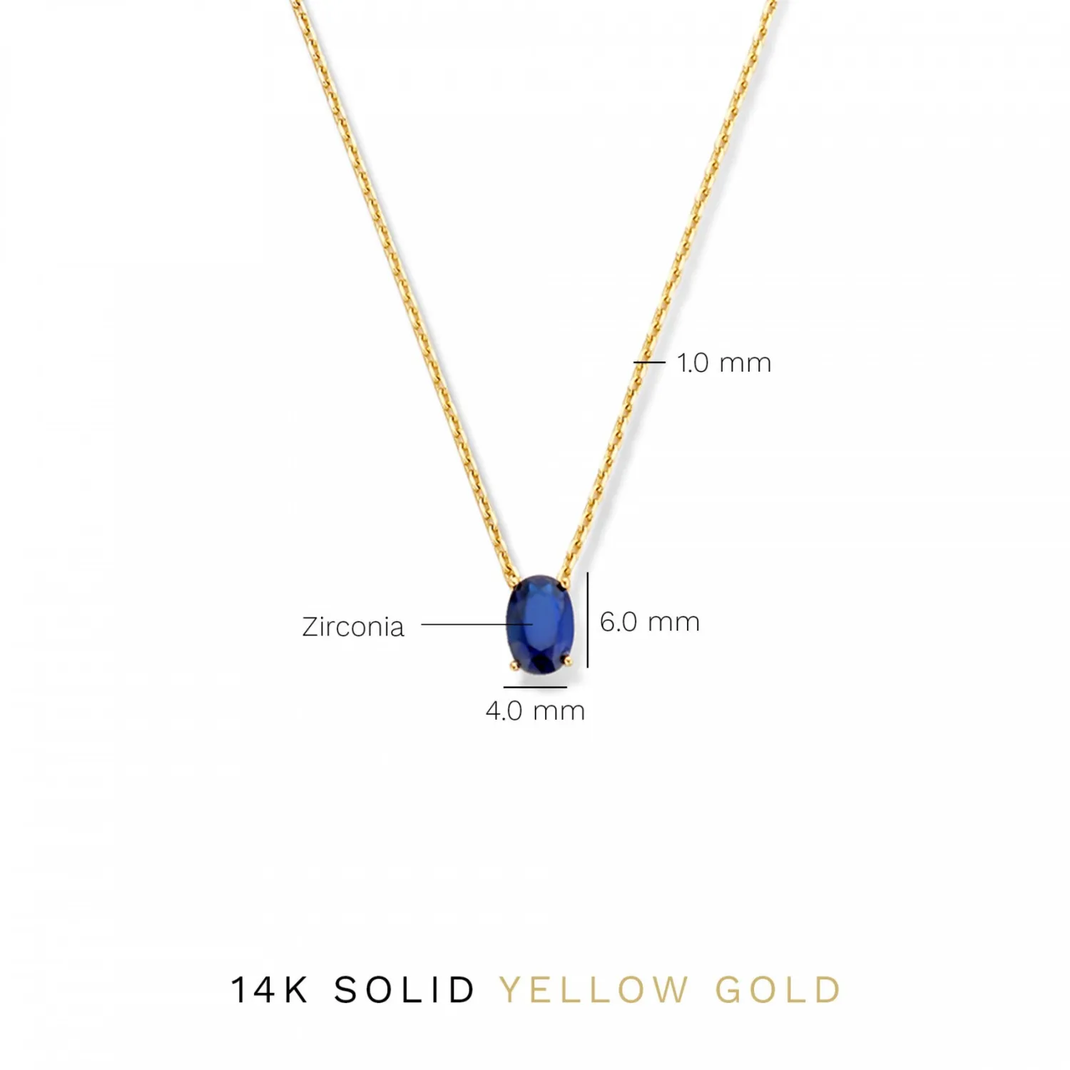 New Cadeau d'Isabel 14 karaat gouden kettingen giftset met hartje en zirkonia steen Hartjes Colliers
