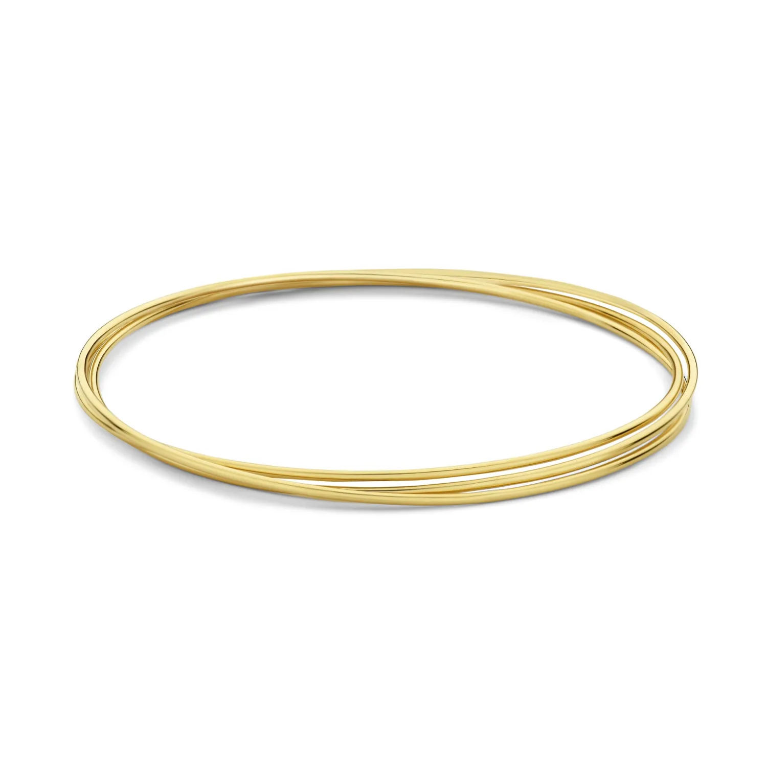 Cheap Cour d'Honneur Adora 14 karaat gouden bangles met 3 armbanden Bangles