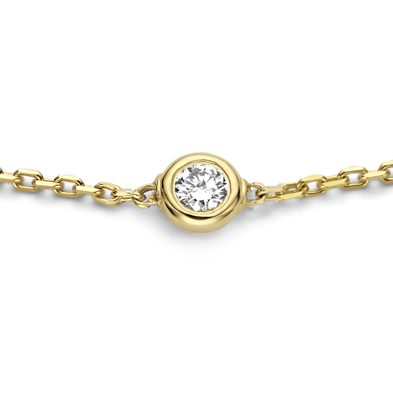 Sale De la Paix Alfie 14 karaat gouden armband met diamant 0.05 karaat Diamanten Armbanden