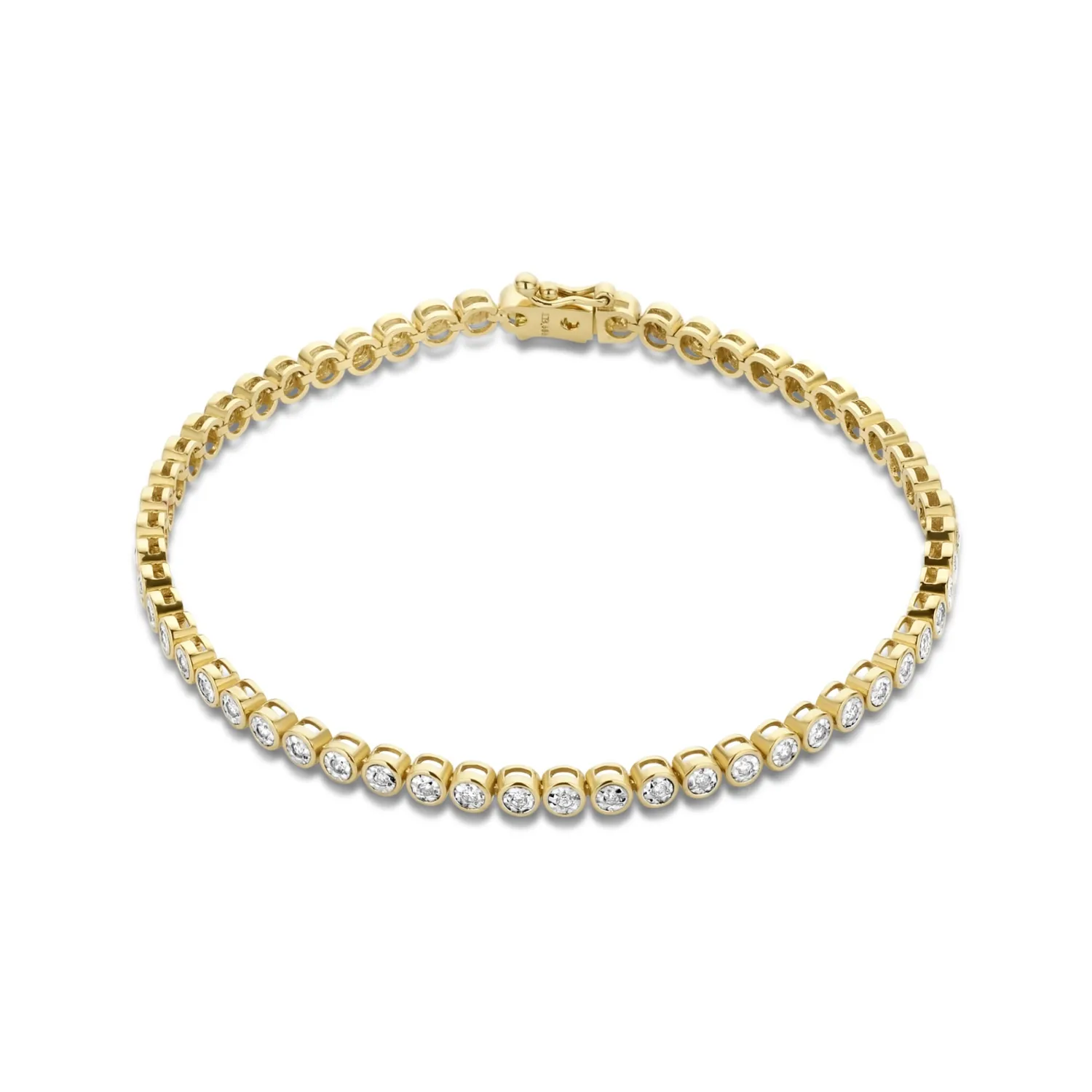 Cheap De la Paix Alfie 14 karaat gouden tennis armband met diamant 0.36 karaat Diamanten Armbanden