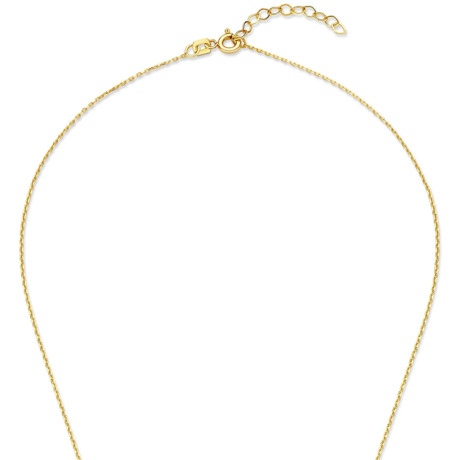 Hot De la Paix Flavie 14 karaat gouden collier met diamant 0.06 karaat Diamanten Colliers