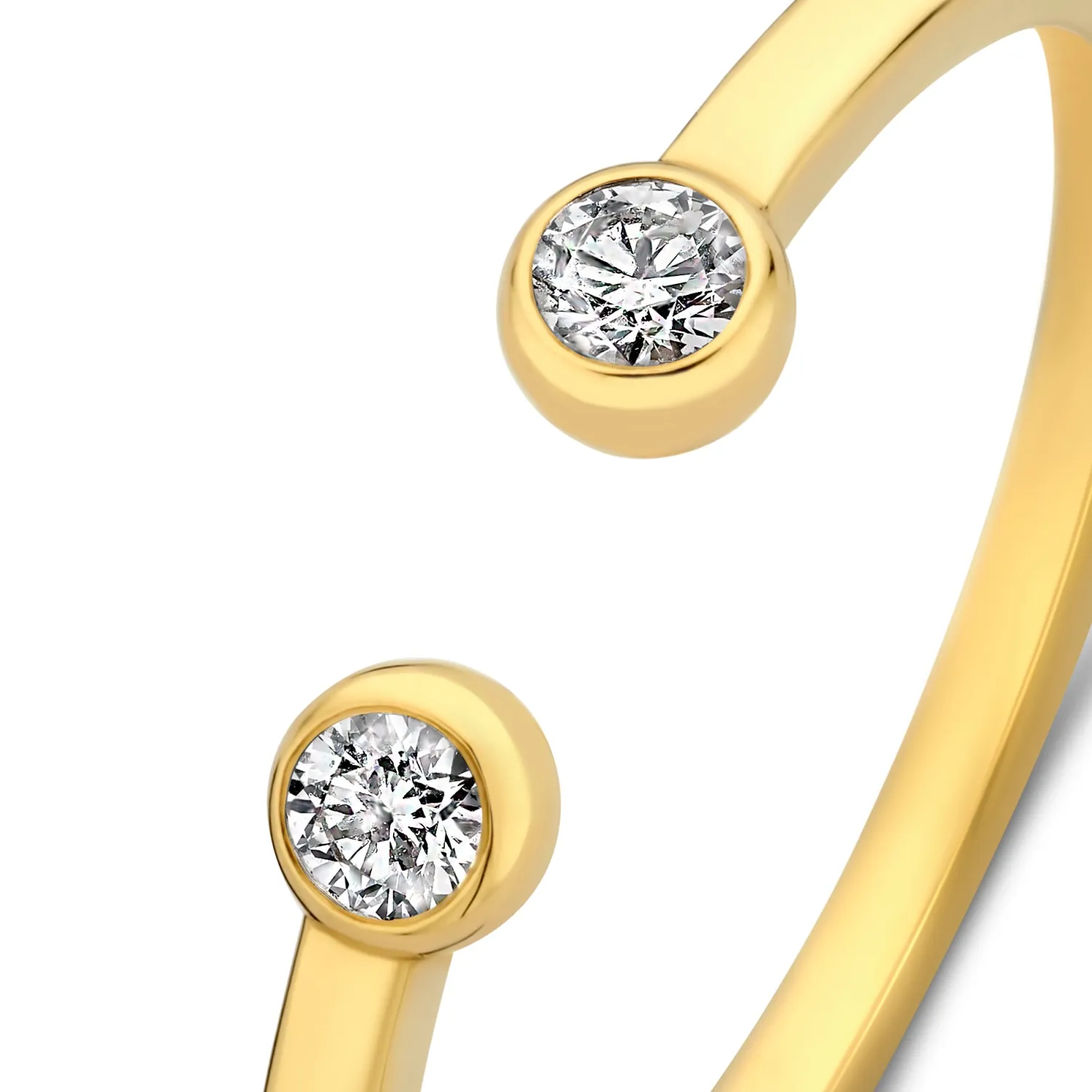 Flash Sale De la Paix Flavie 14 karaat gouden ring met diamant 0.08 karaat Diamanten Ringen | Diamanten Ringen