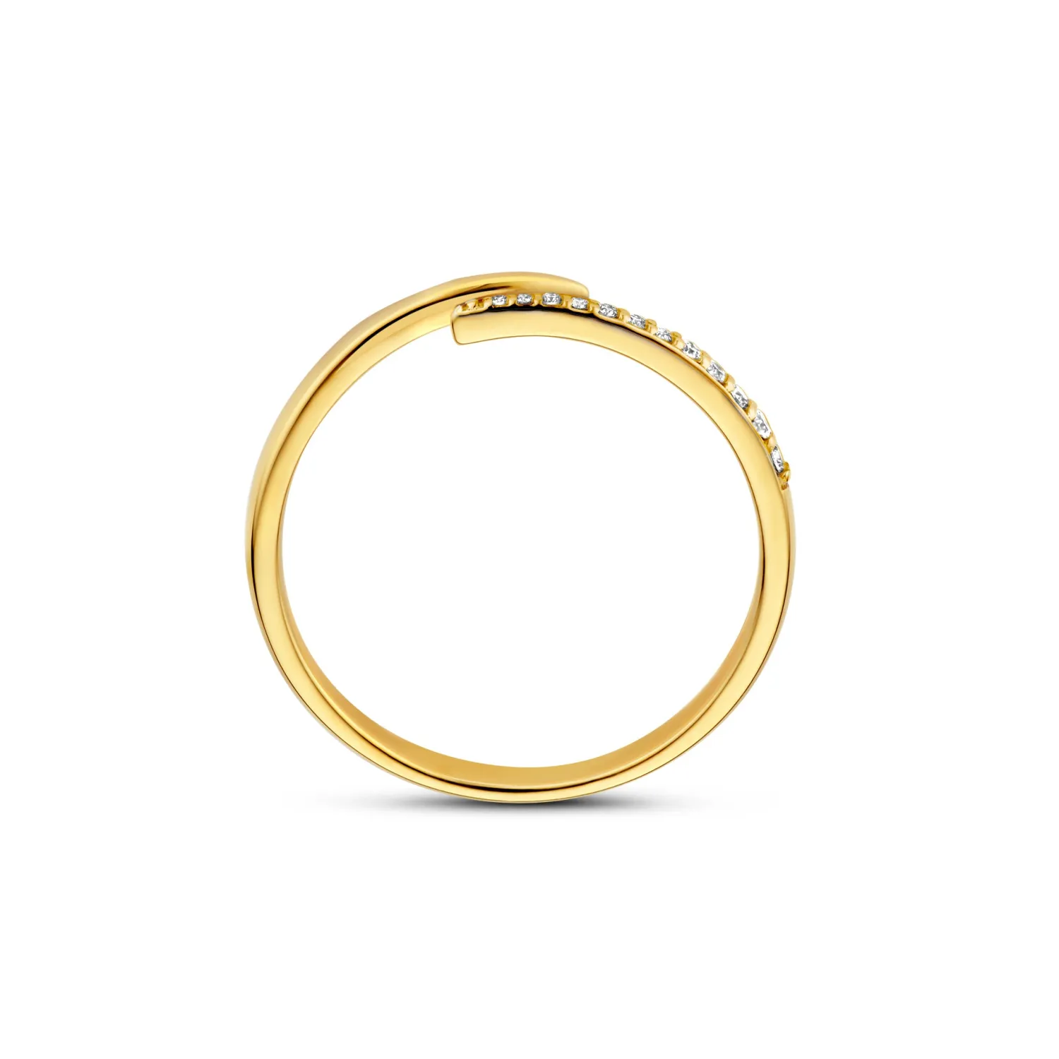 Flash Sale De la Paix Flavie 14 karaat gouden ring met diamant 0.09 karaat Diamanten Ringen | Diamanten Ringen