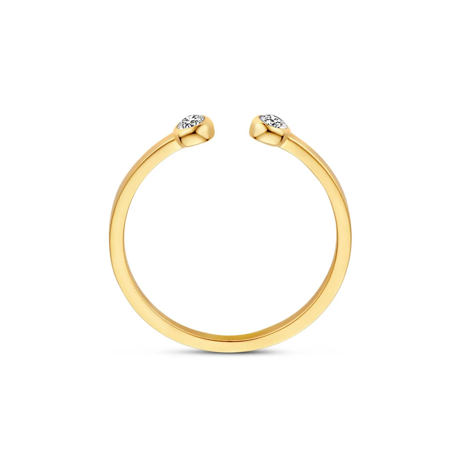 Flash Sale De la Paix Flavie 14 karaat gouden ring met diamant 0.08 karaat Diamanten Ringen | Diamanten Ringen