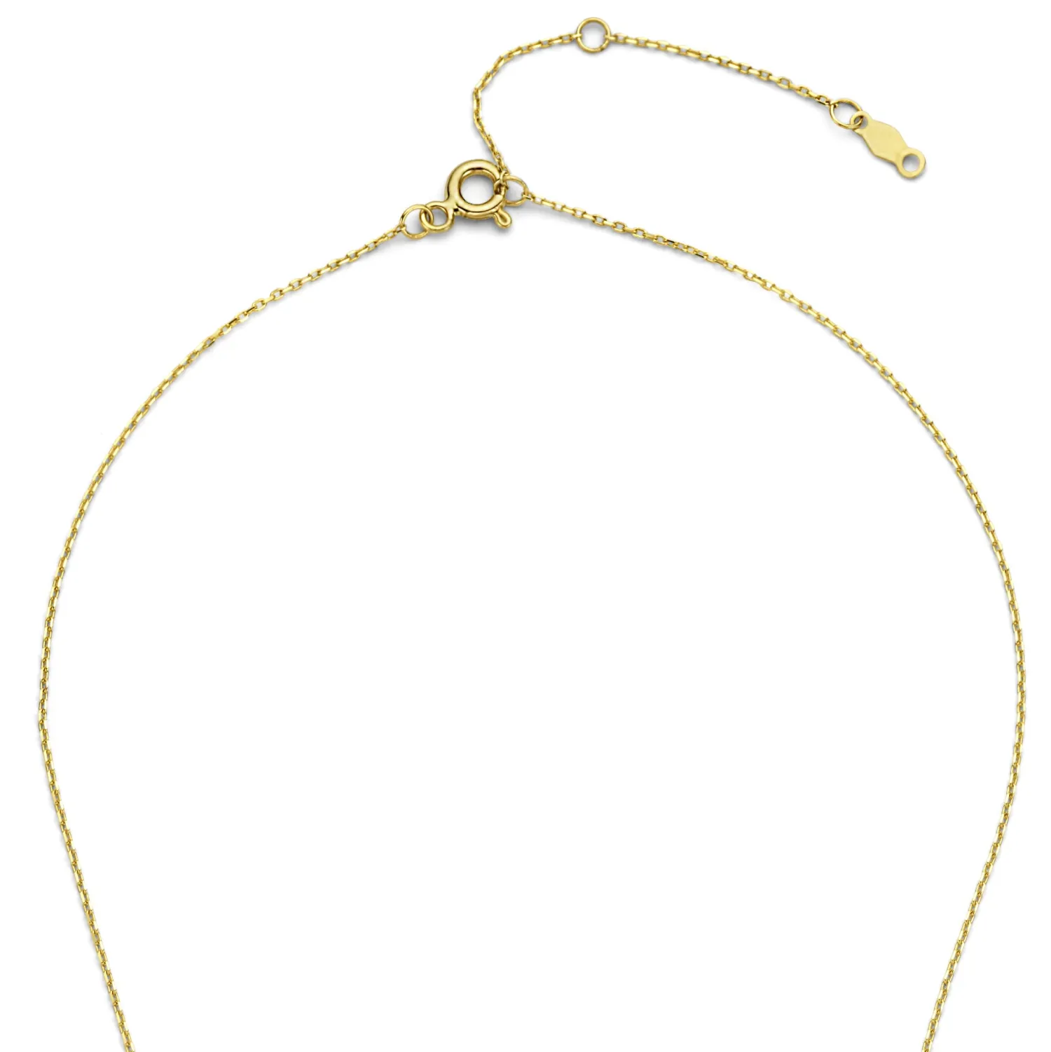 Sale De la Paix Hanaé 14 karaat gouden collier met diamant 0.08 karaat Diamanten Colliers