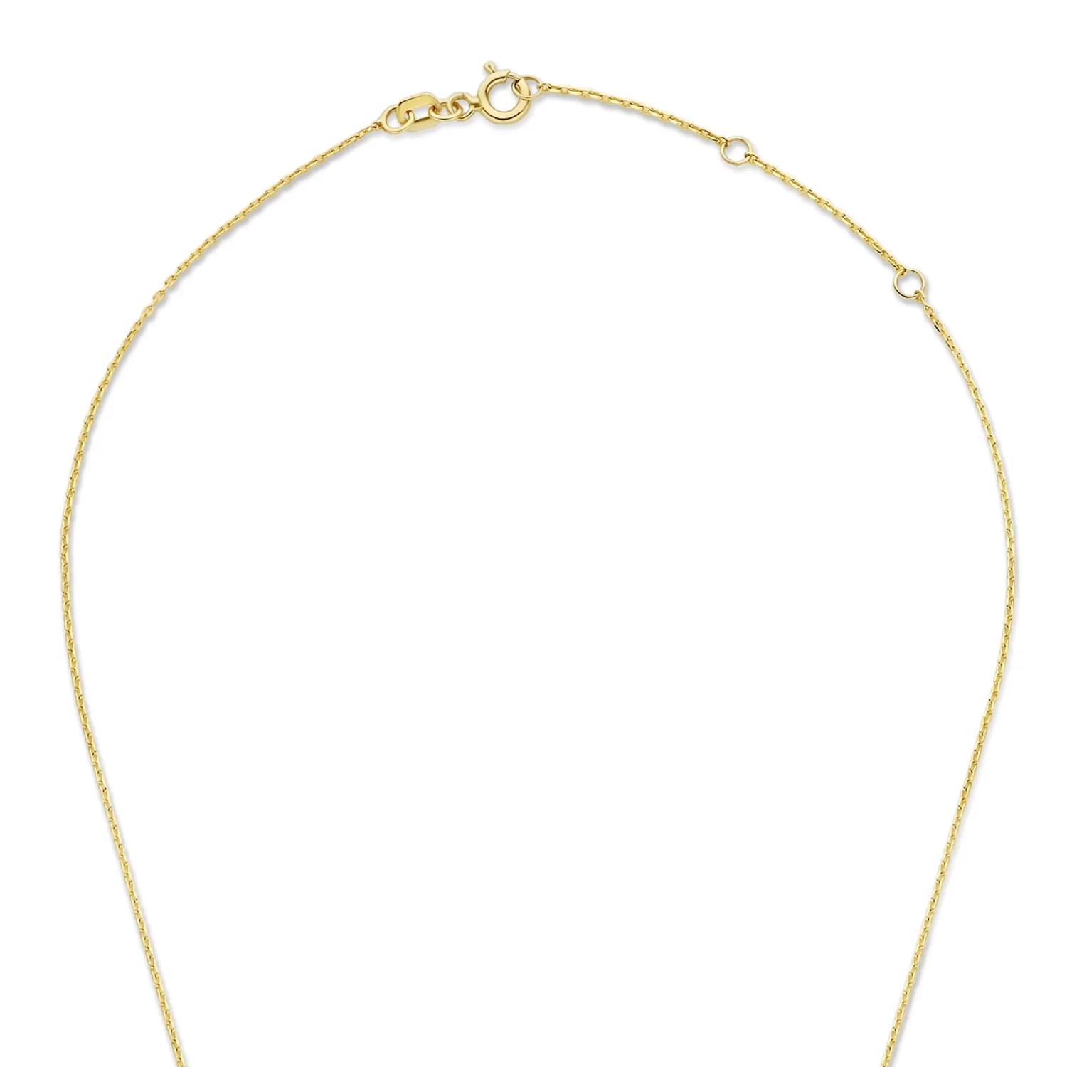 Discount De la Paix Inaya 14 karaat gouden collier met diamant 0.03 karaat Diamanten Colliers