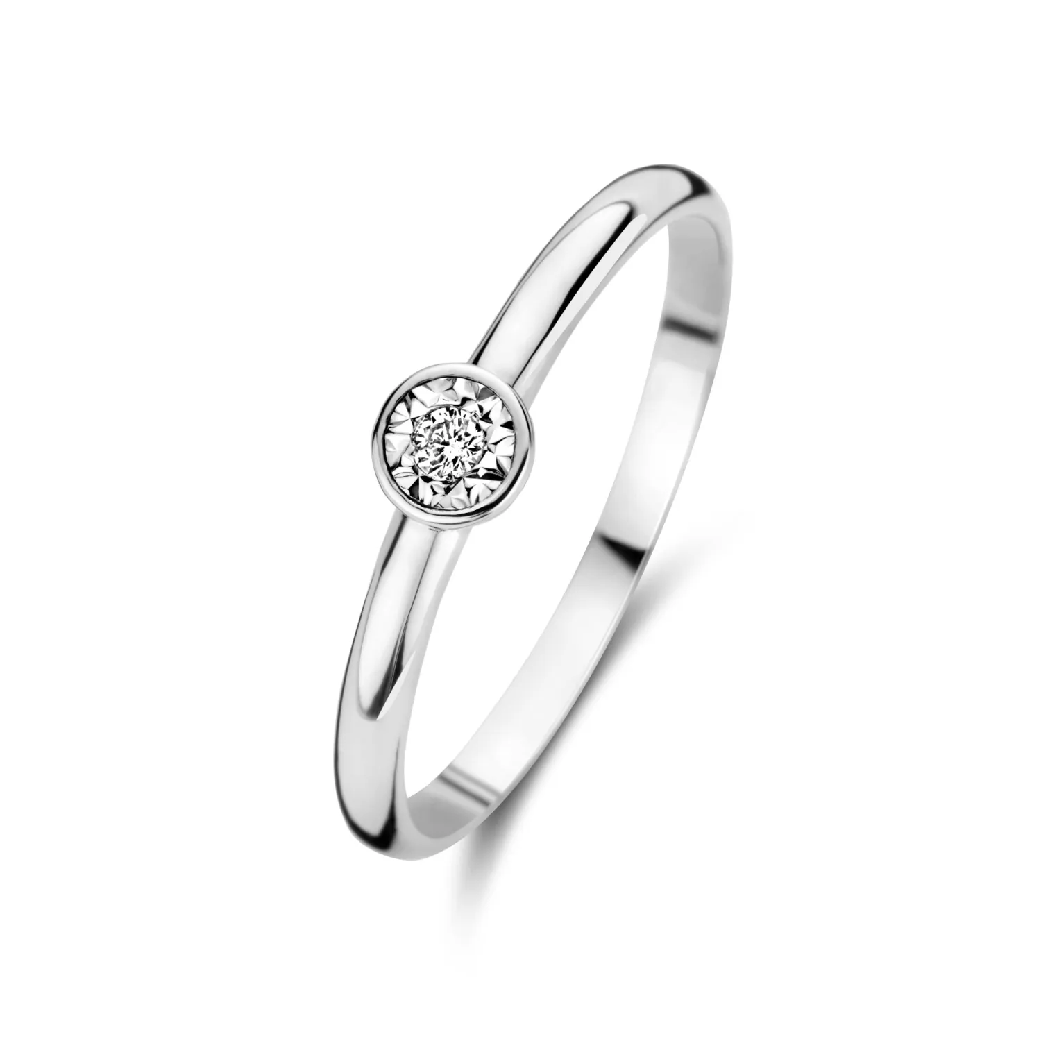 Best Sale De la Paix Inaya 14 karaat witgouden ring met diamant 0.03 karaat Witgouden Ringen | Diamanten Ringen