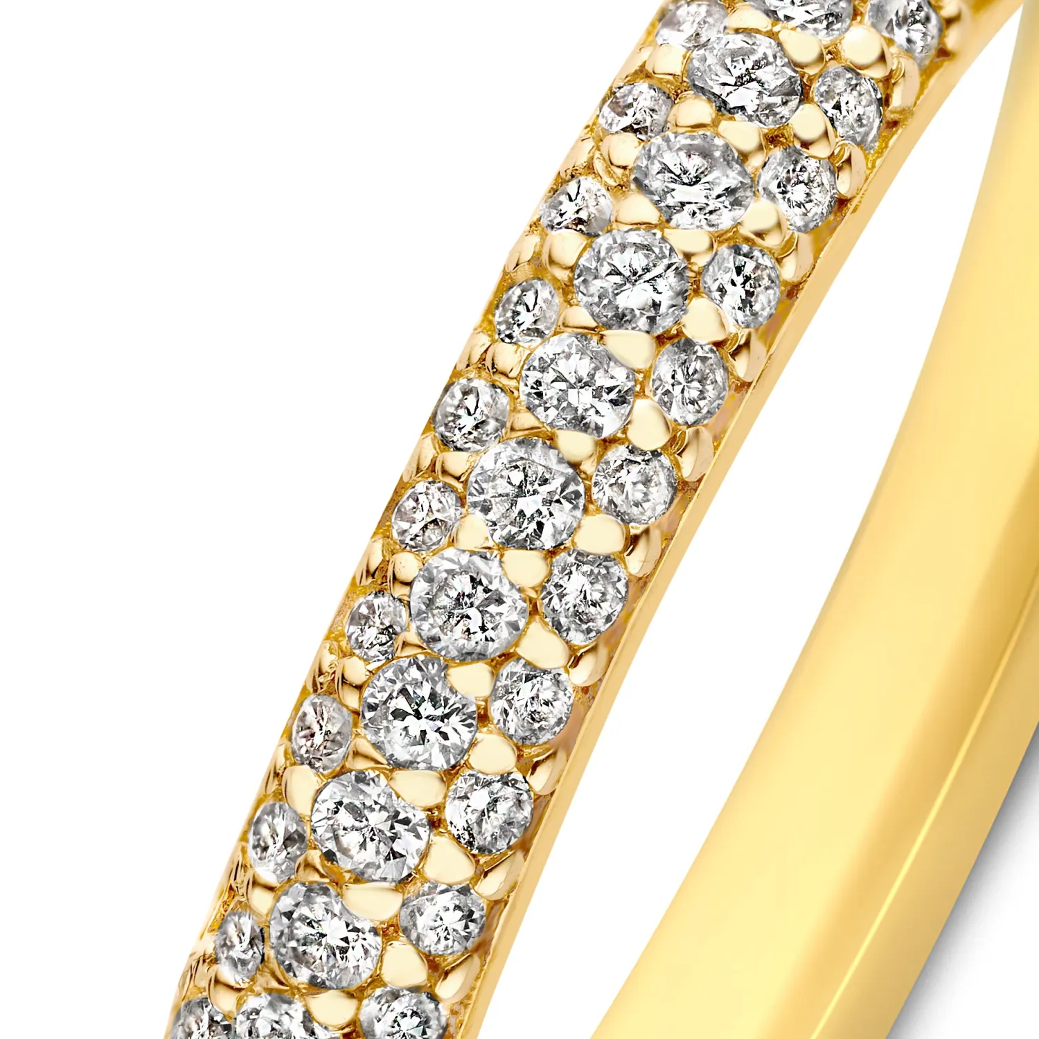 New De la Paix Laure 14 karaat gouden ring met diamant 0.22 karaat Diamanten Ringen | Diamanten Ringen