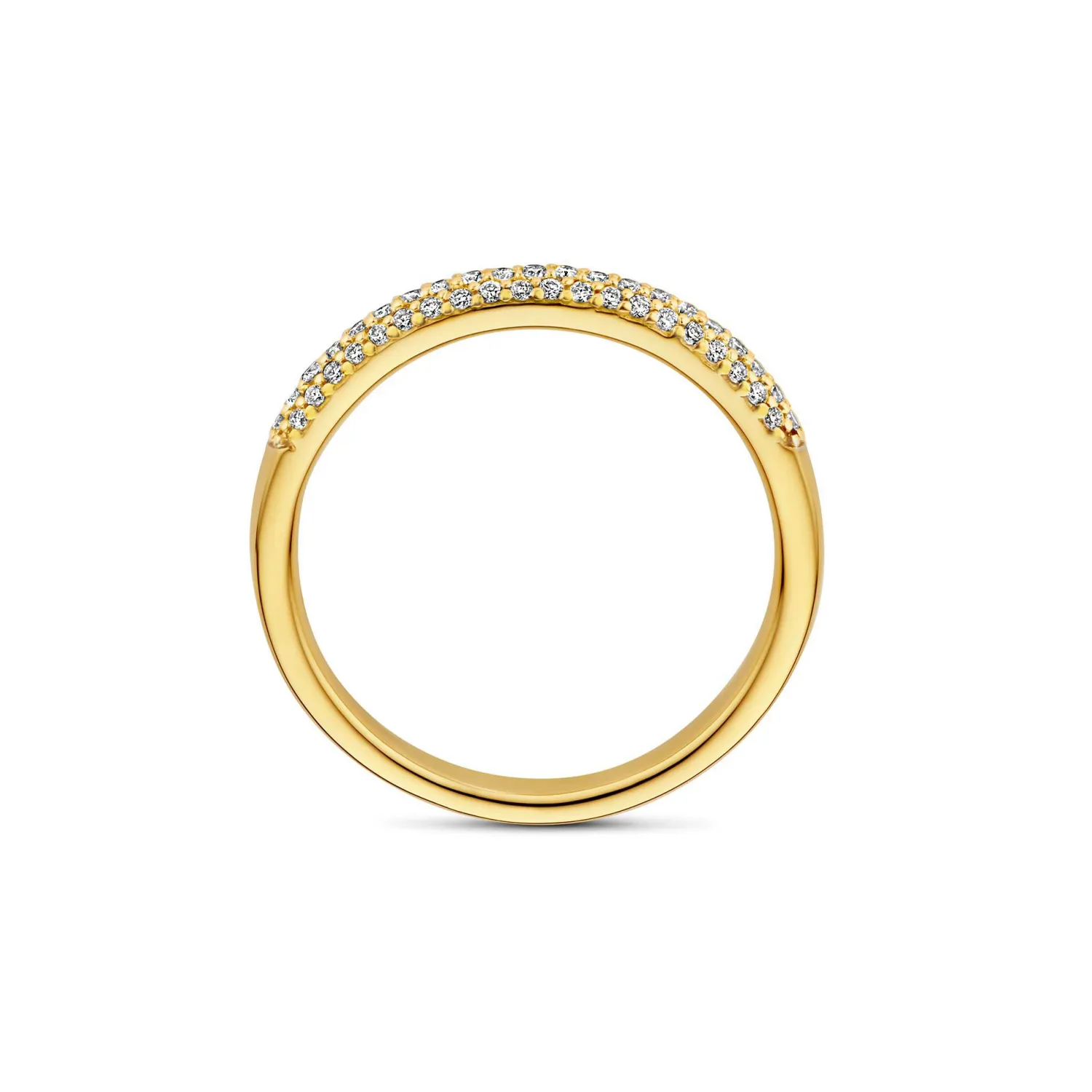 New De la Paix Laure 14 karaat gouden ring met diamant 0.22 karaat Diamanten Ringen | Diamanten Ringen
