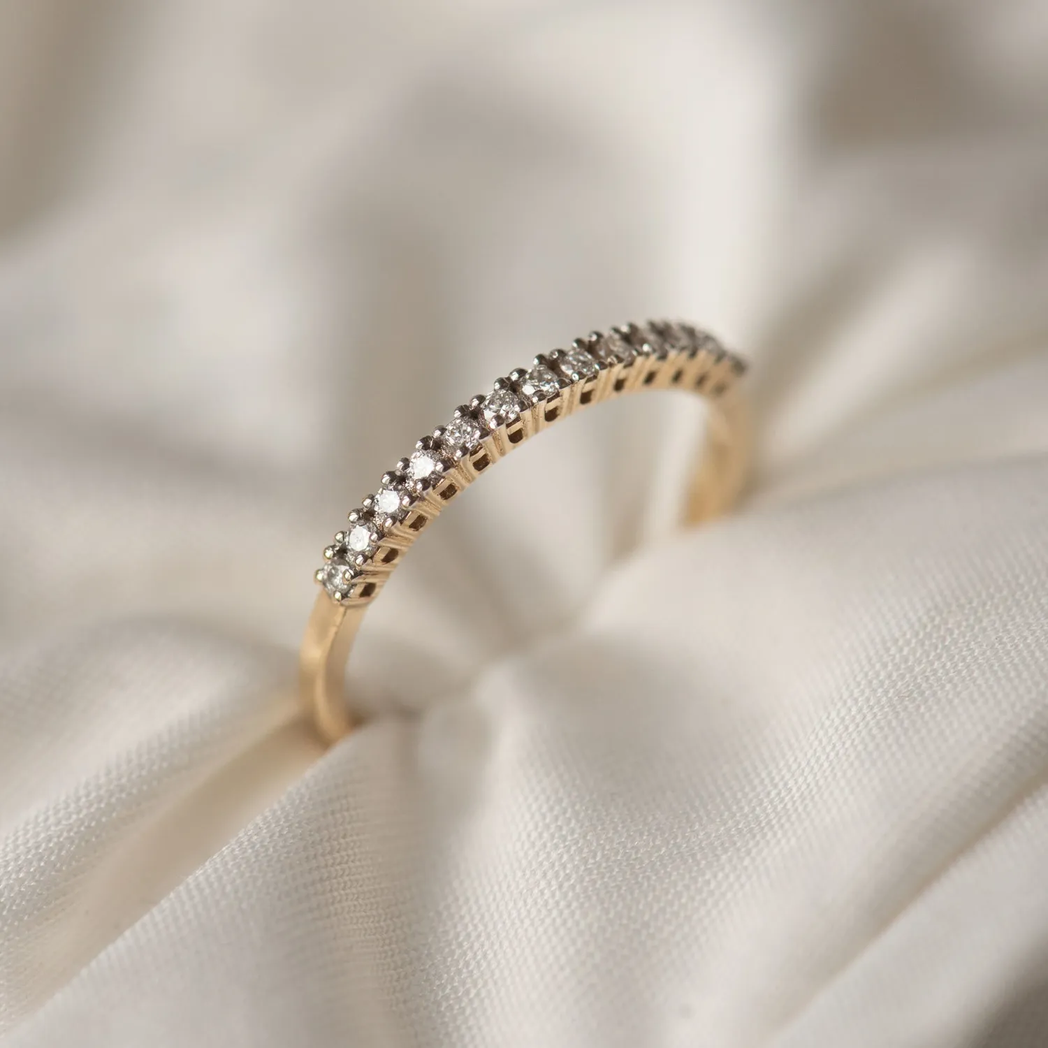 Store De la Paix Madeline 14 karaat gouden ring met diamant 0.14 karaat Diamanten Ringen | Diamanten Ringen