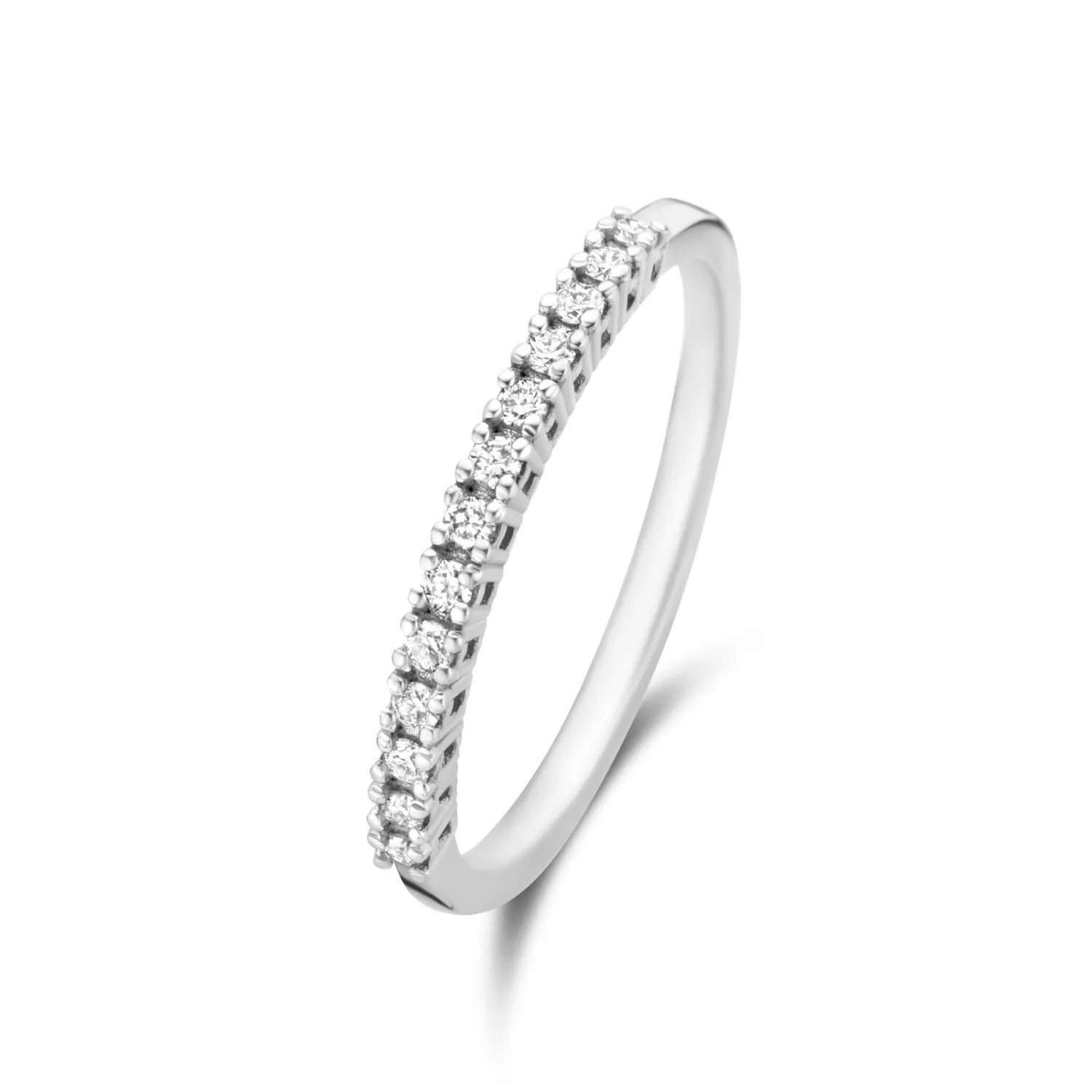 Best Sale De la Paix Madeline 14 karaat witgouden ring met diamant 0.14 karaat Witgouden Ringen | Diamanten Ringen