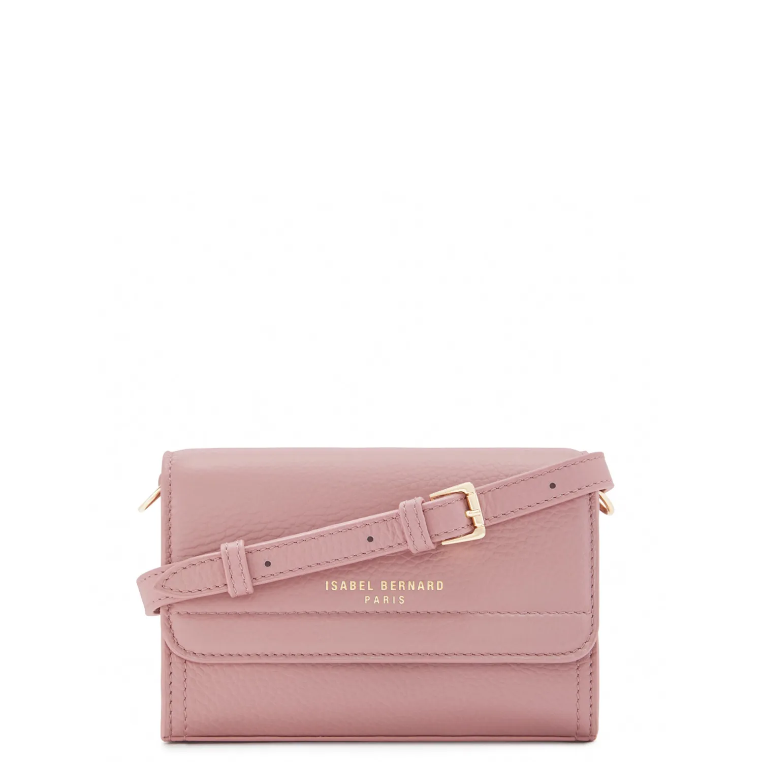 Shop Femme Forte Kim roze leren crossbody tas van kalfsleer Crossbody Tassen