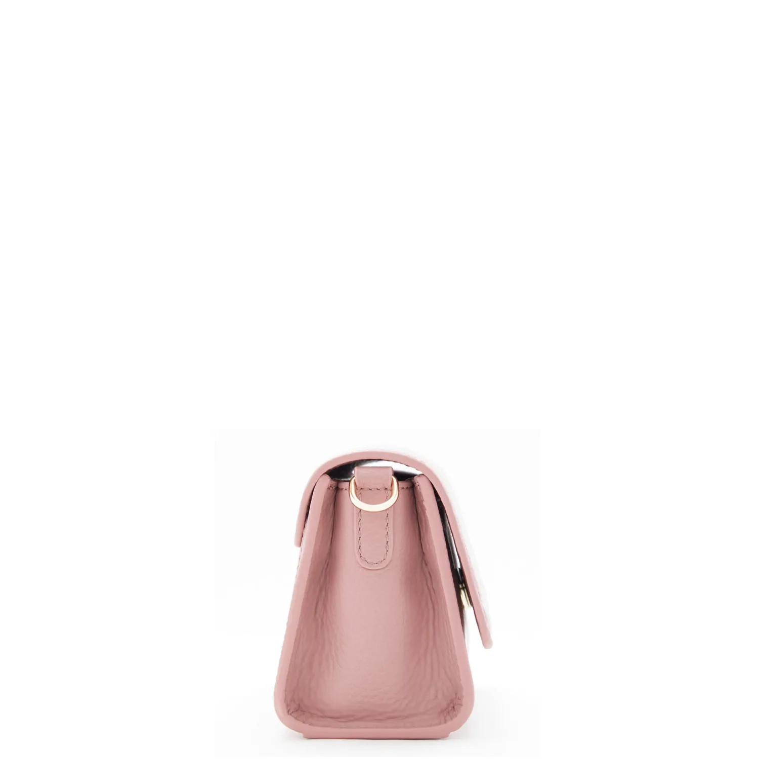 Shop Femme Forte Kim roze leren crossbody tas van kalfsleer Crossbody Tassen