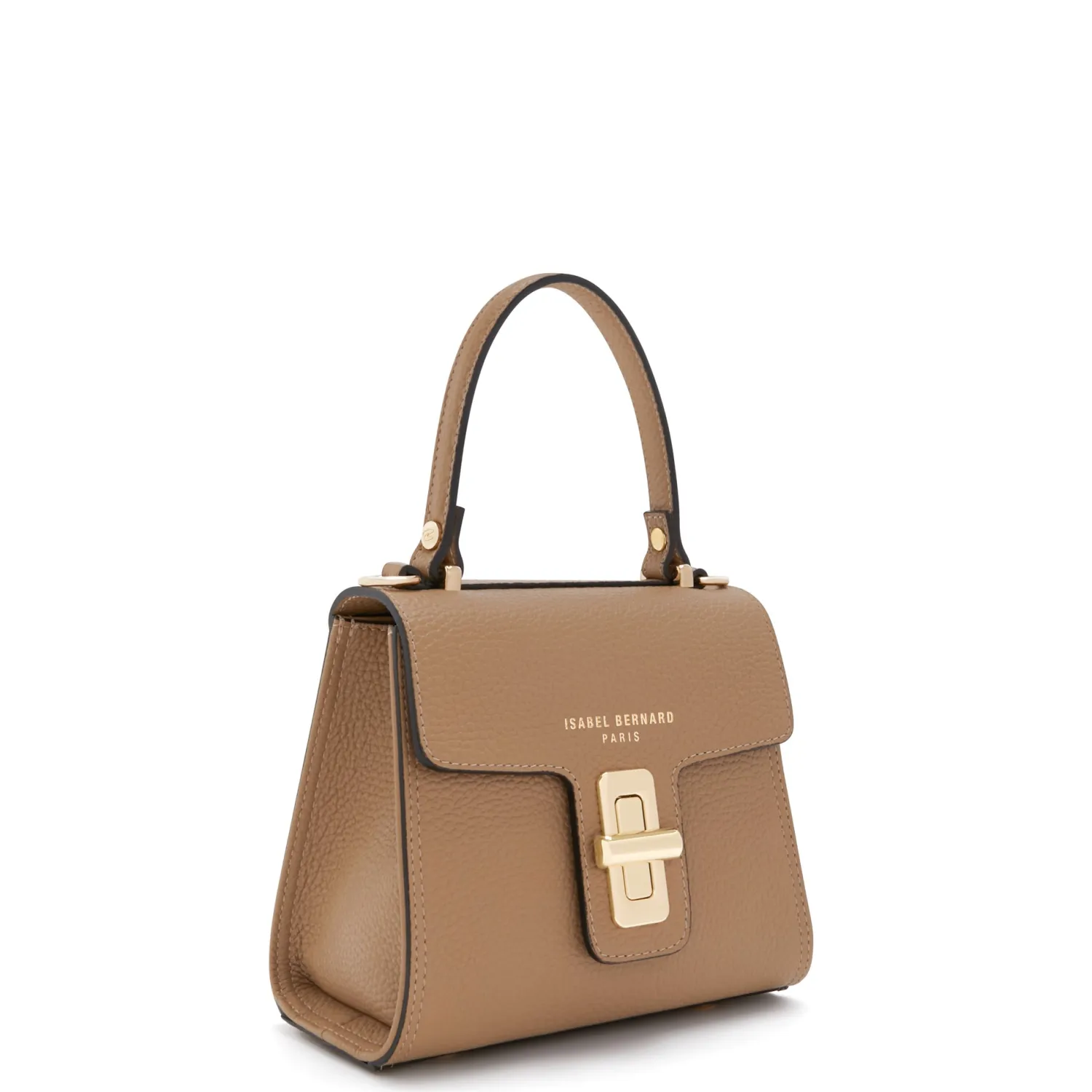 New Femme Forte Simone Mini beige leren handtas van kalfsleer Handtassen