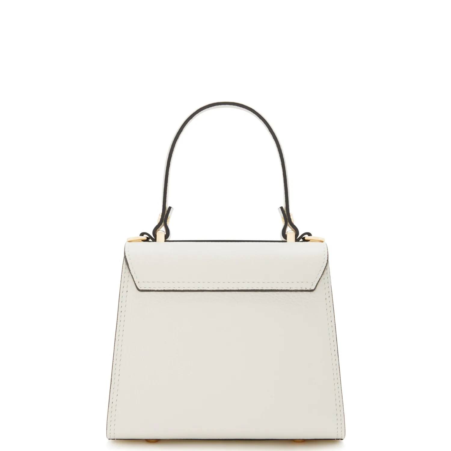 Fashion Femme Forte Simone Mini witte leren handtas van kalfsleer Handtassen
