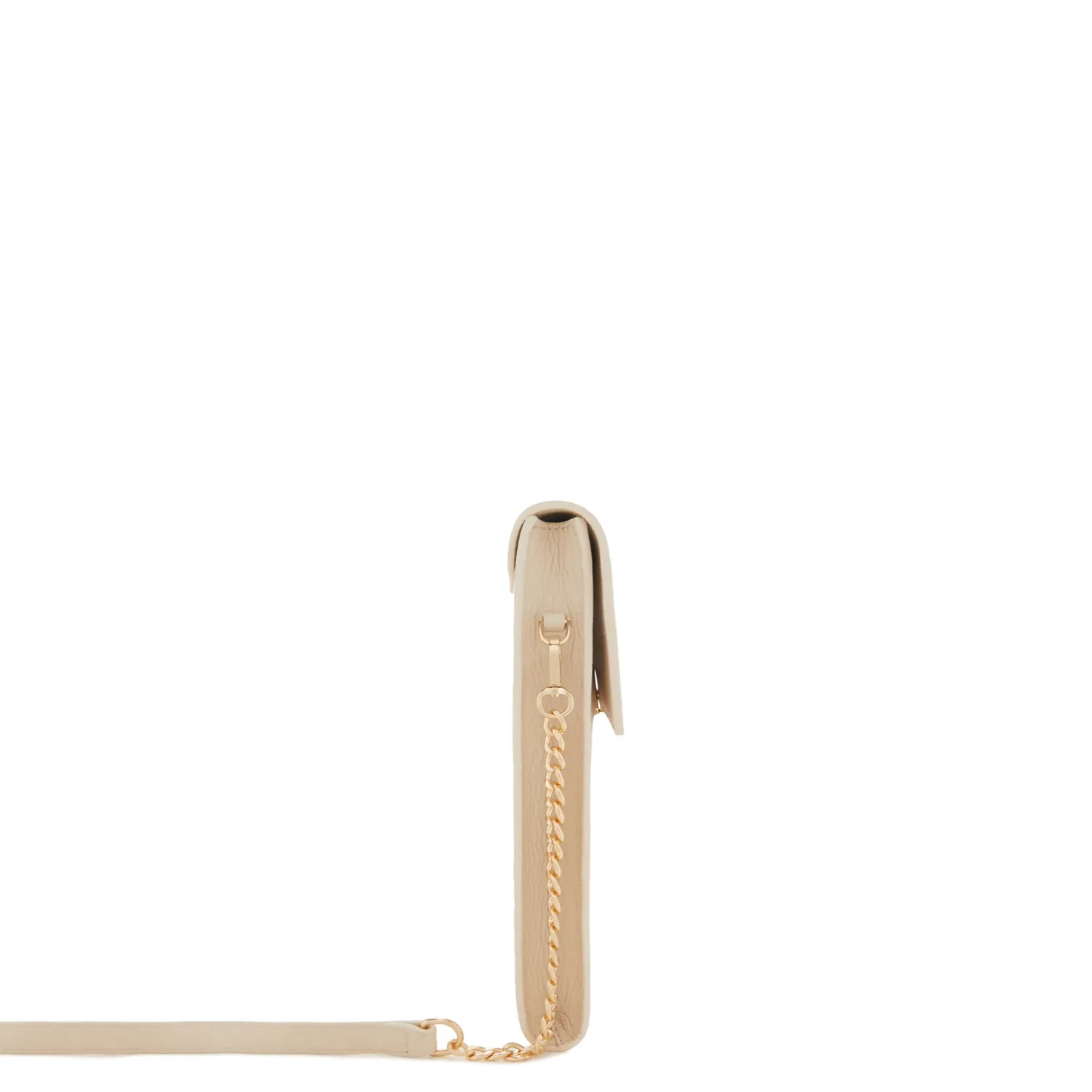 Store Honoré Clara crème leren laptop hoes van kalfsleer met schouderriem Laptophoezen | Laptophoezen