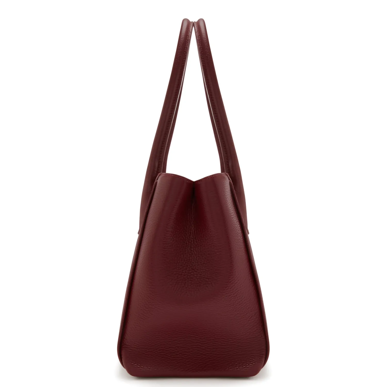 Flash Sale Honoré Cloe Midi bordeaux leren handtas van kalfsleer Handtassen