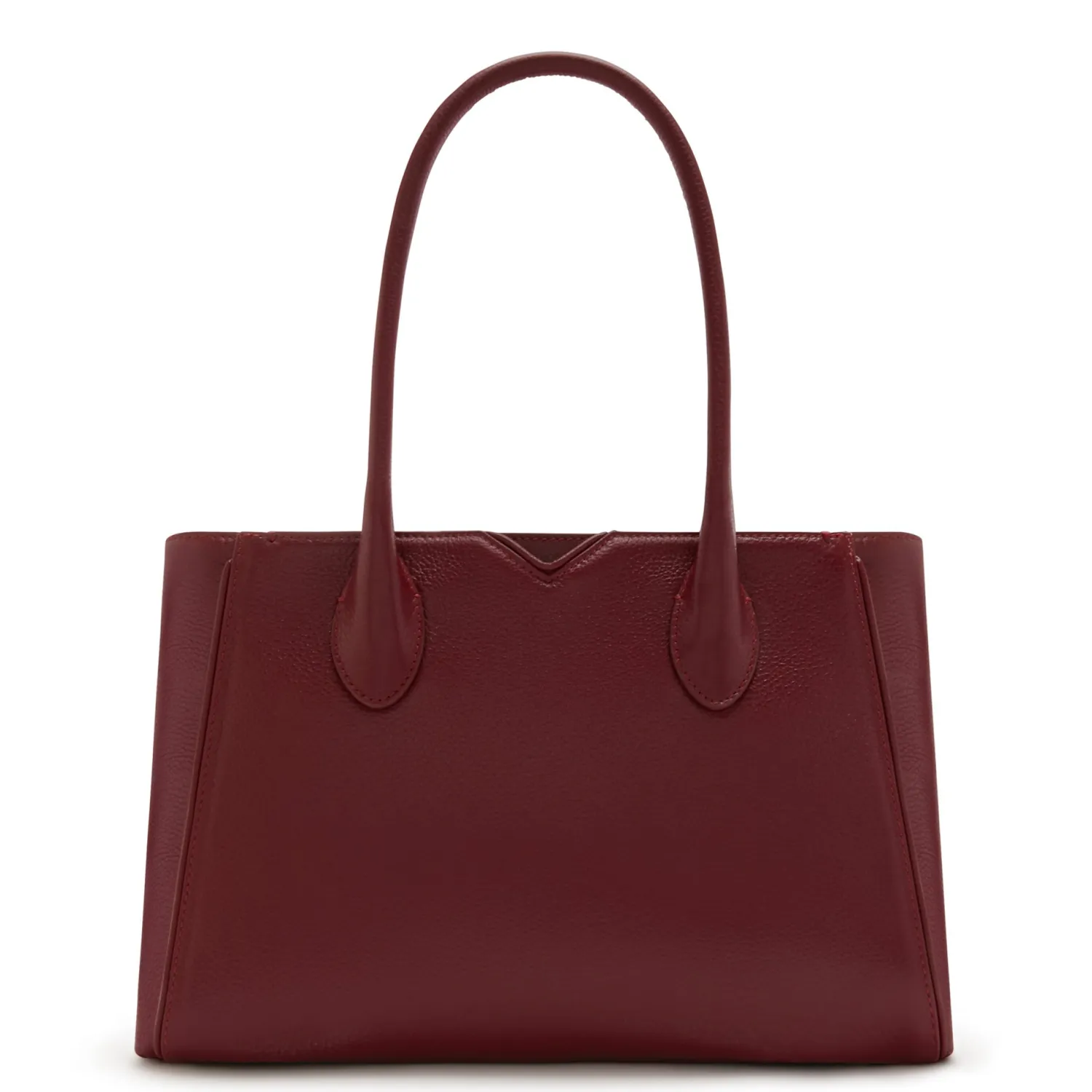 Flash Sale Honoré Cloe Midi bordeaux leren handtas van kalfsleer Handtassen