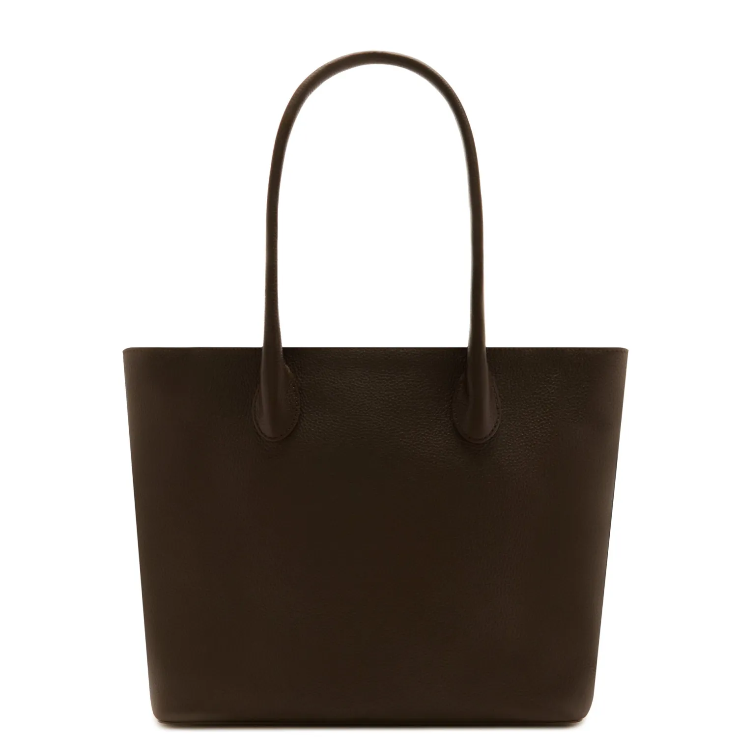 New Honoré Lysanne bruine leren shopper van kalfsleer Shoppers | Schoudertassen