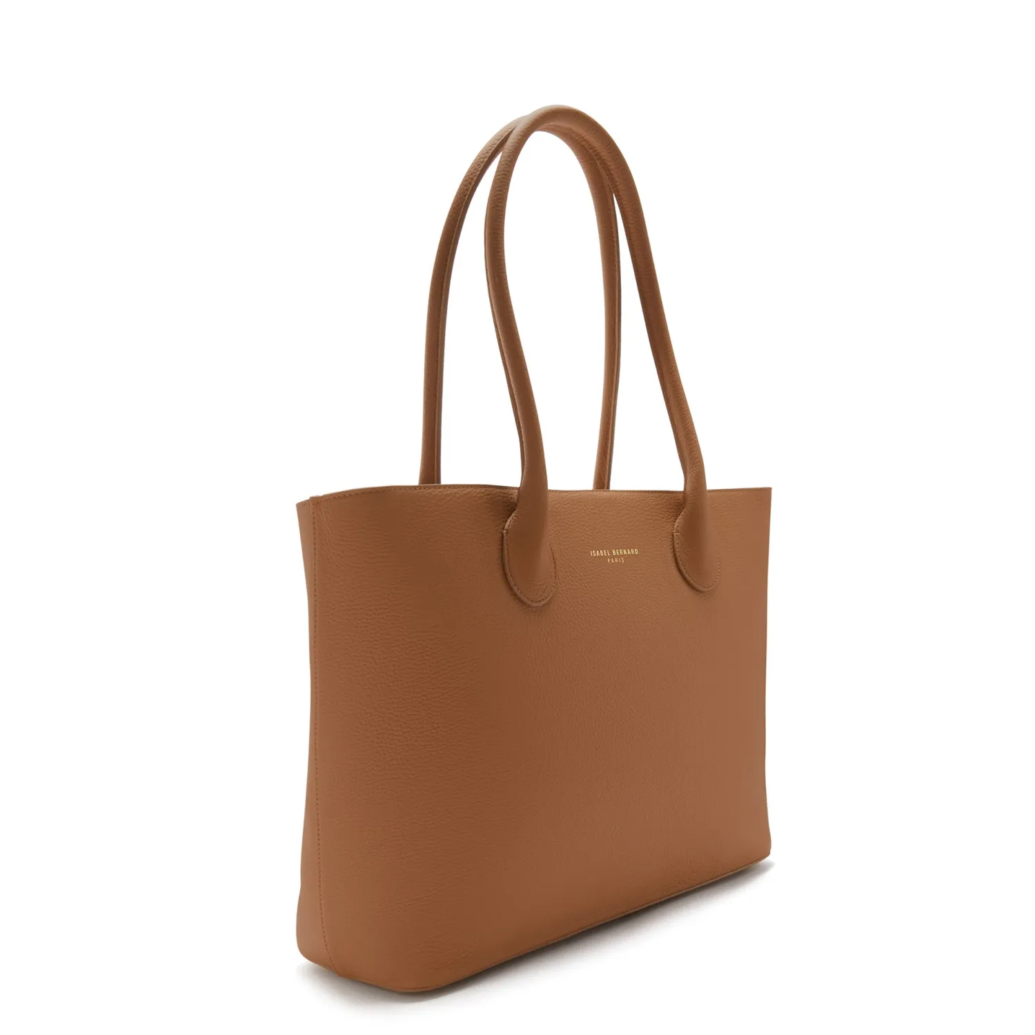 Discount Honoré Lysanne camel leren shopper van kalfsleer Shoppers | Schoudertassen