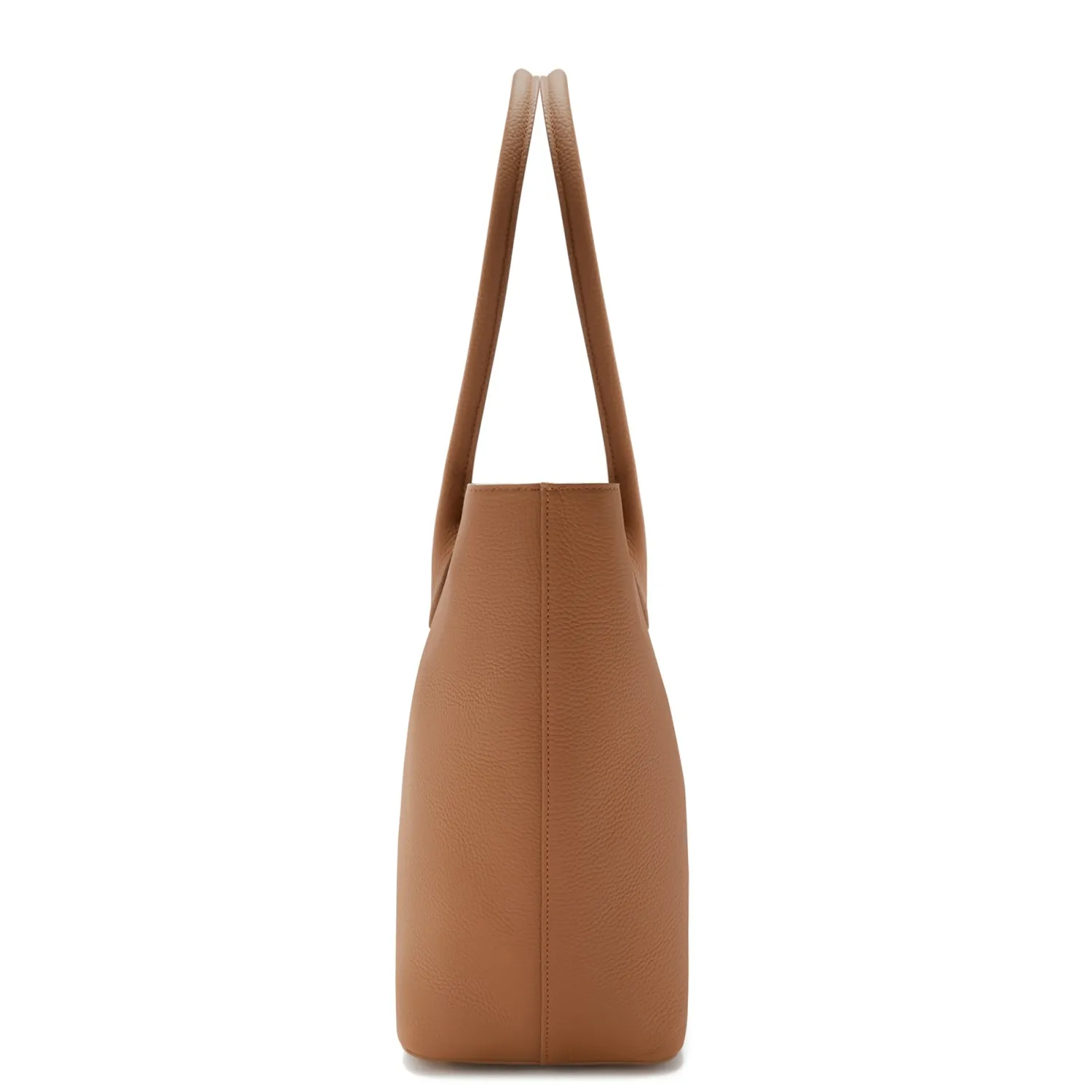 Discount Honoré Lysanne camel leren shopper van kalfsleer Shoppers | Schoudertassen