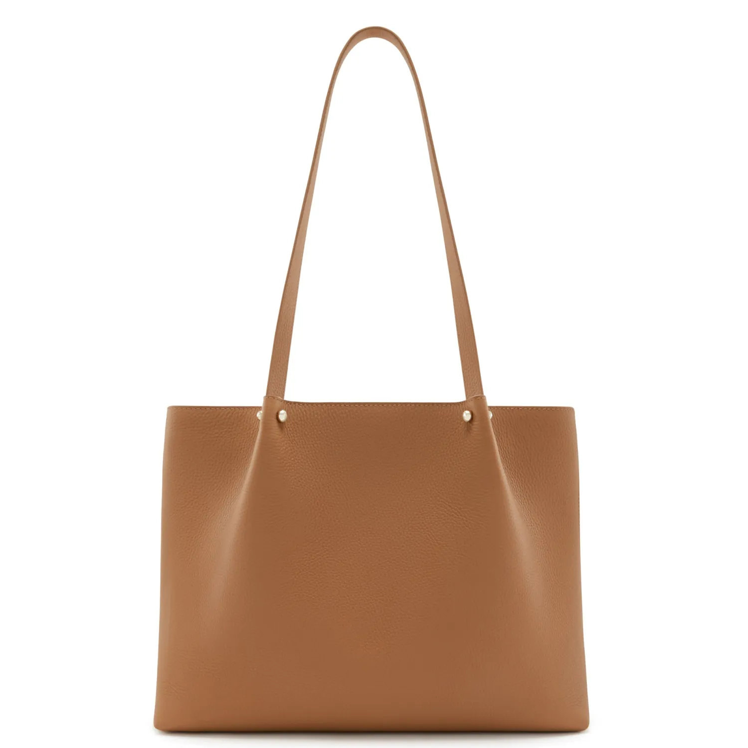 Sale Honoré Nata camel leren shopper van kalfsleer Shoppers