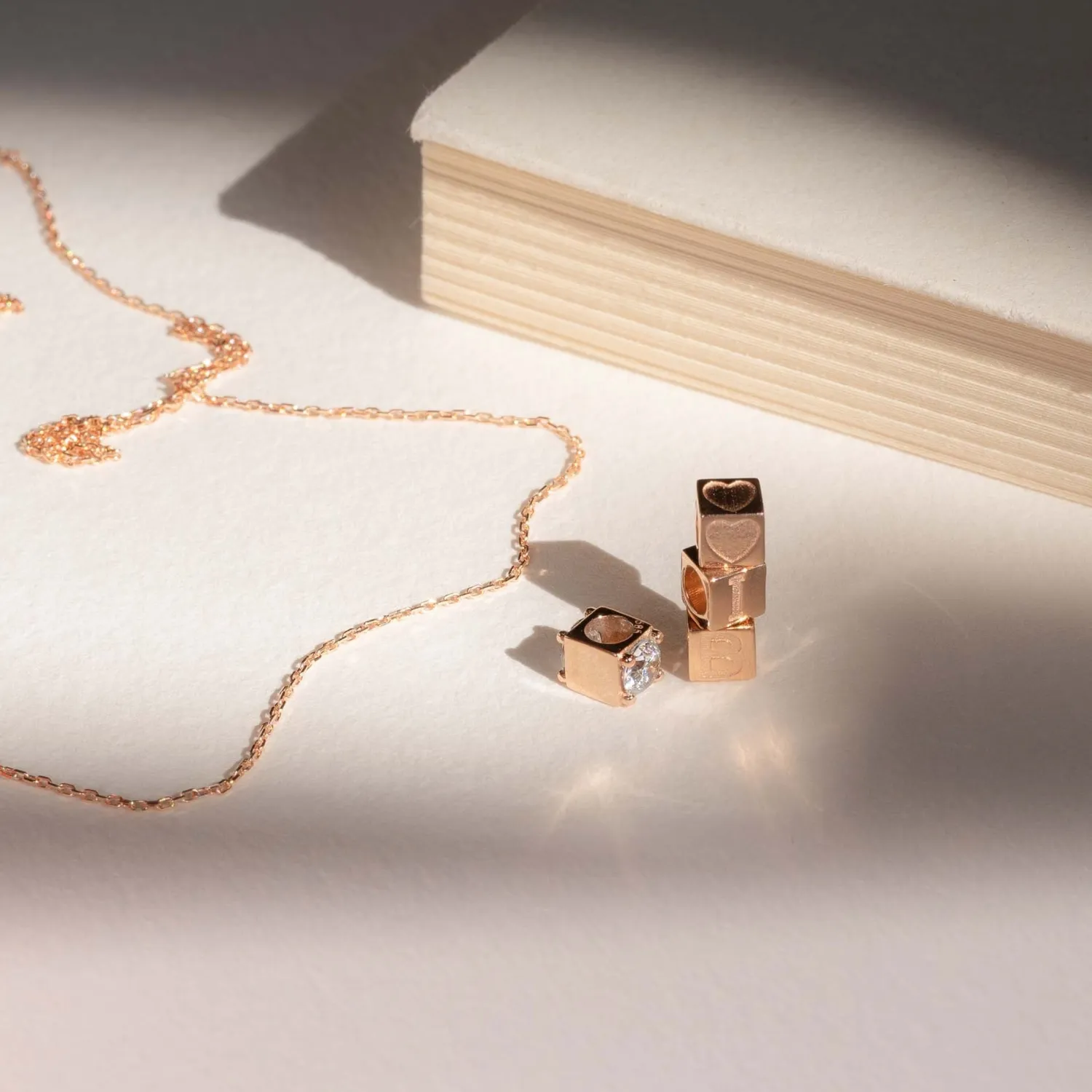 Flash Sale La Concorde Nicole 14 karaat rosé gouden collier Rosé Gouden Colliers