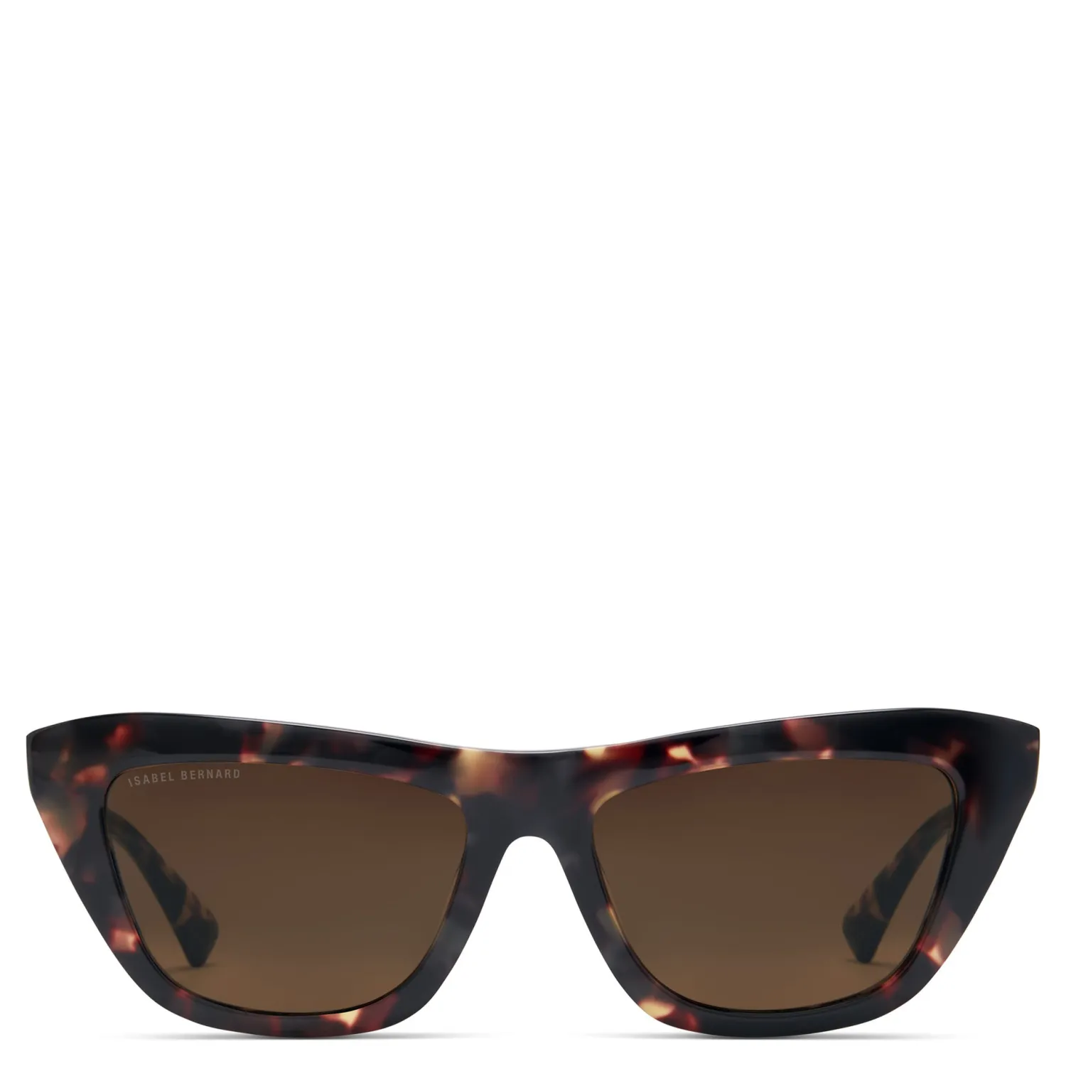 New La Villette Roselin bruin tortoise cat eye zonnebril met bruine glazen Zonnebrillen