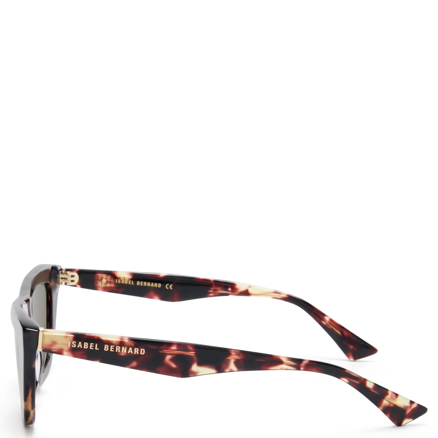 New La Villette Roselin bruin tortoise cat eye zonnebril met bruine glazen Zonnebrillen