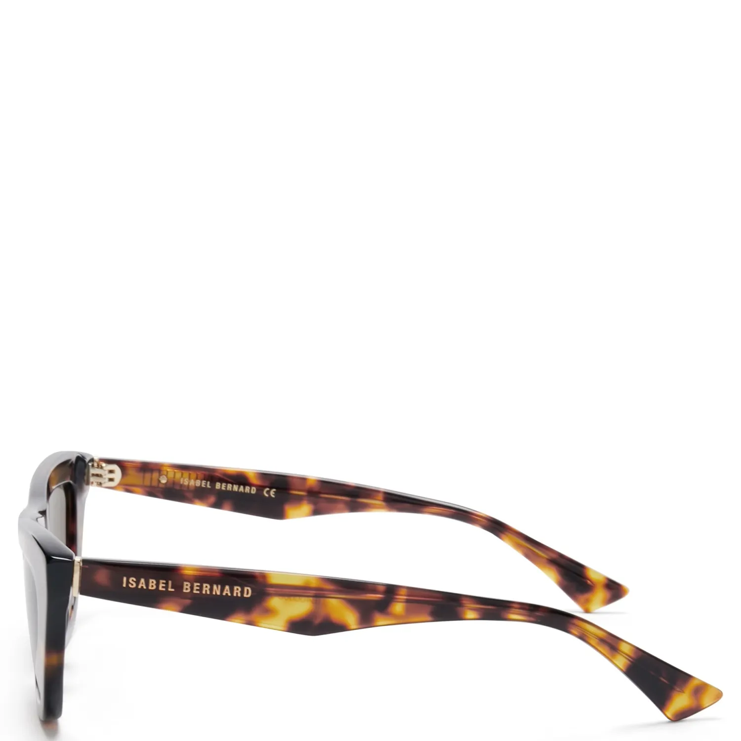 Best La Villette Roselin bruin tortoise cat eye zonnebril met bruine glazen Zonnebrillen