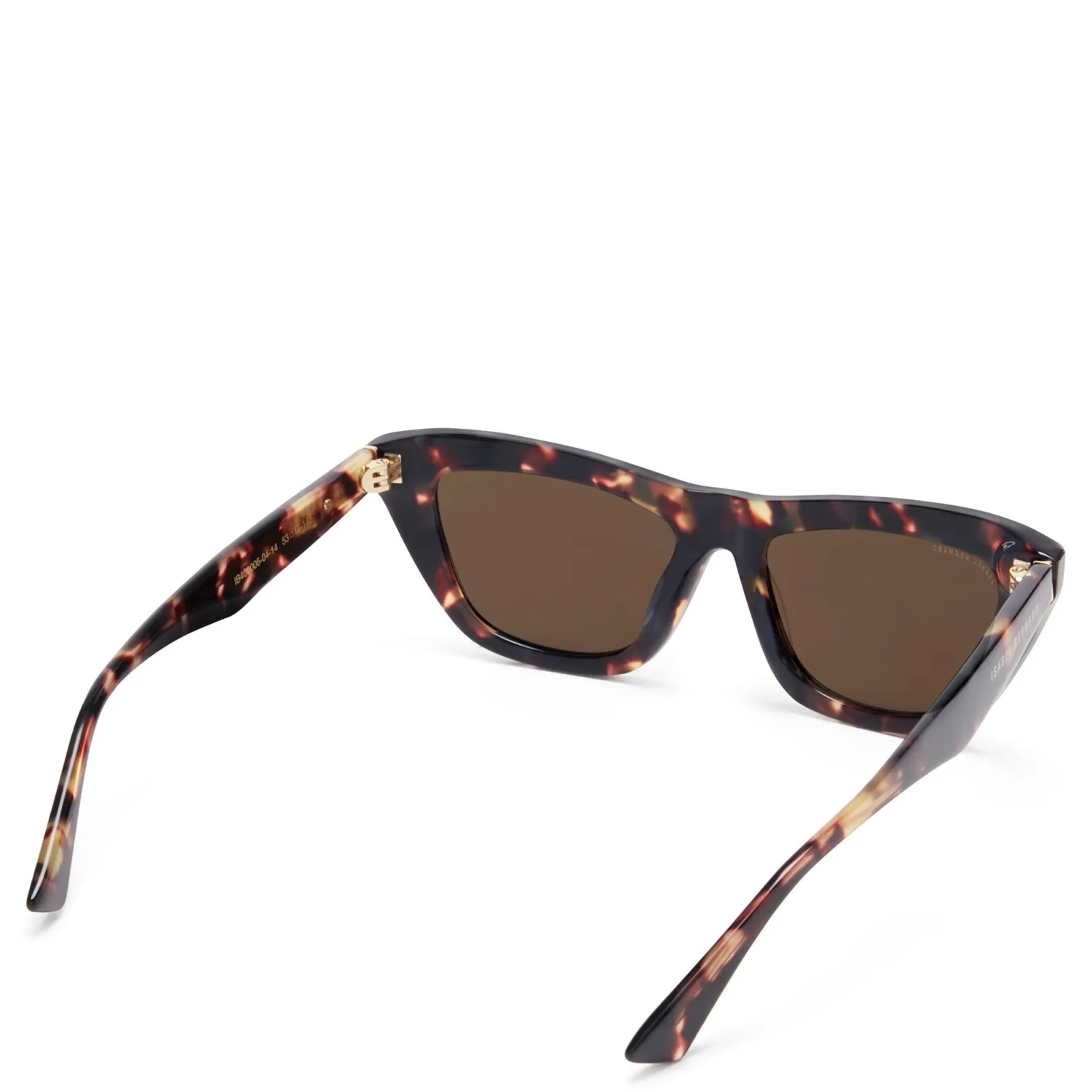 New La Villette Roselin bruin tortoise cat eye zonnebril met bruine glazen Zonnebrillen