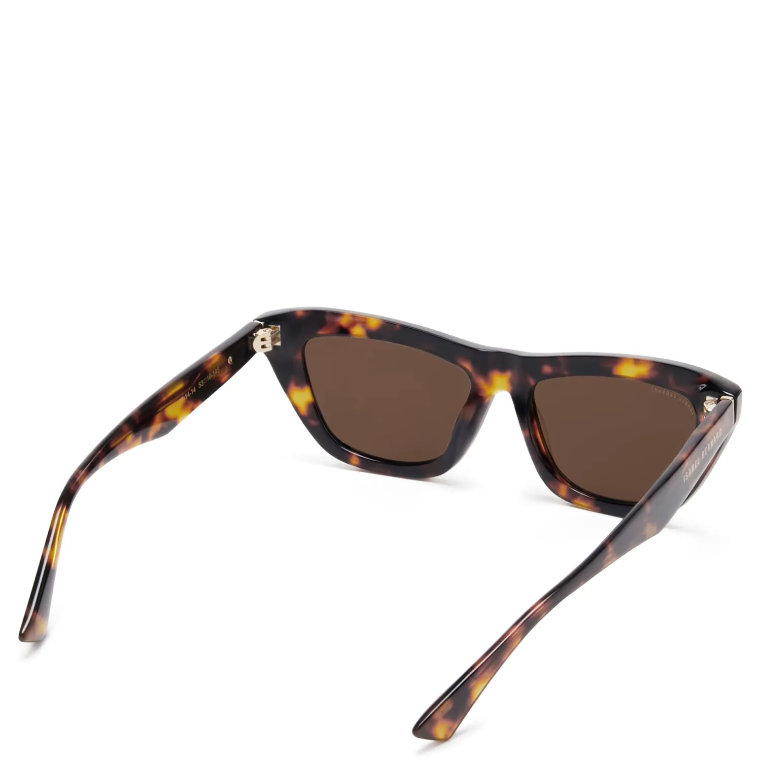 Best La Villette Roselin bruin tortoise cat eye zonnebril met bruine glazen Zonnebrillen