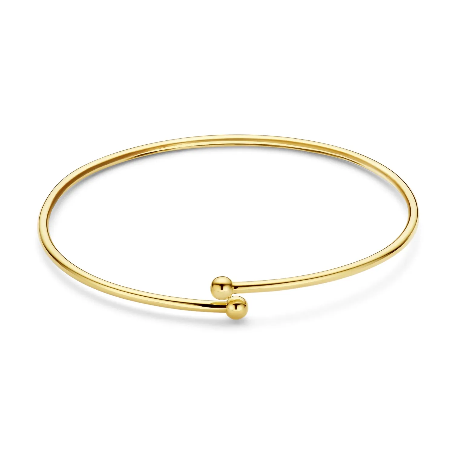 Shop Monceau Mirell 14 karaat gouden bangle Bangles