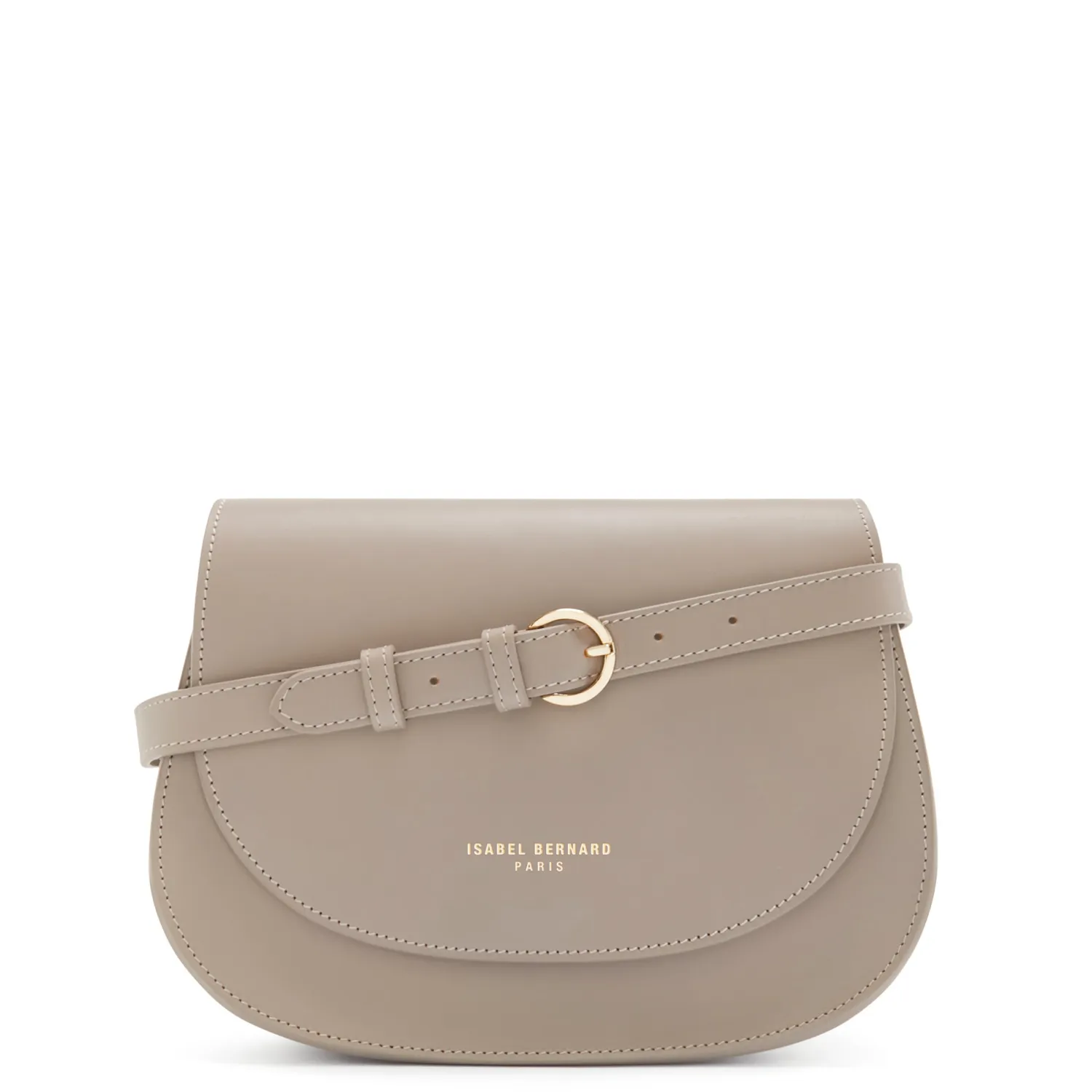 Best Sale Montmartre Madelon taupe leren crossbody tas van natuurleer Crossbody Tassen