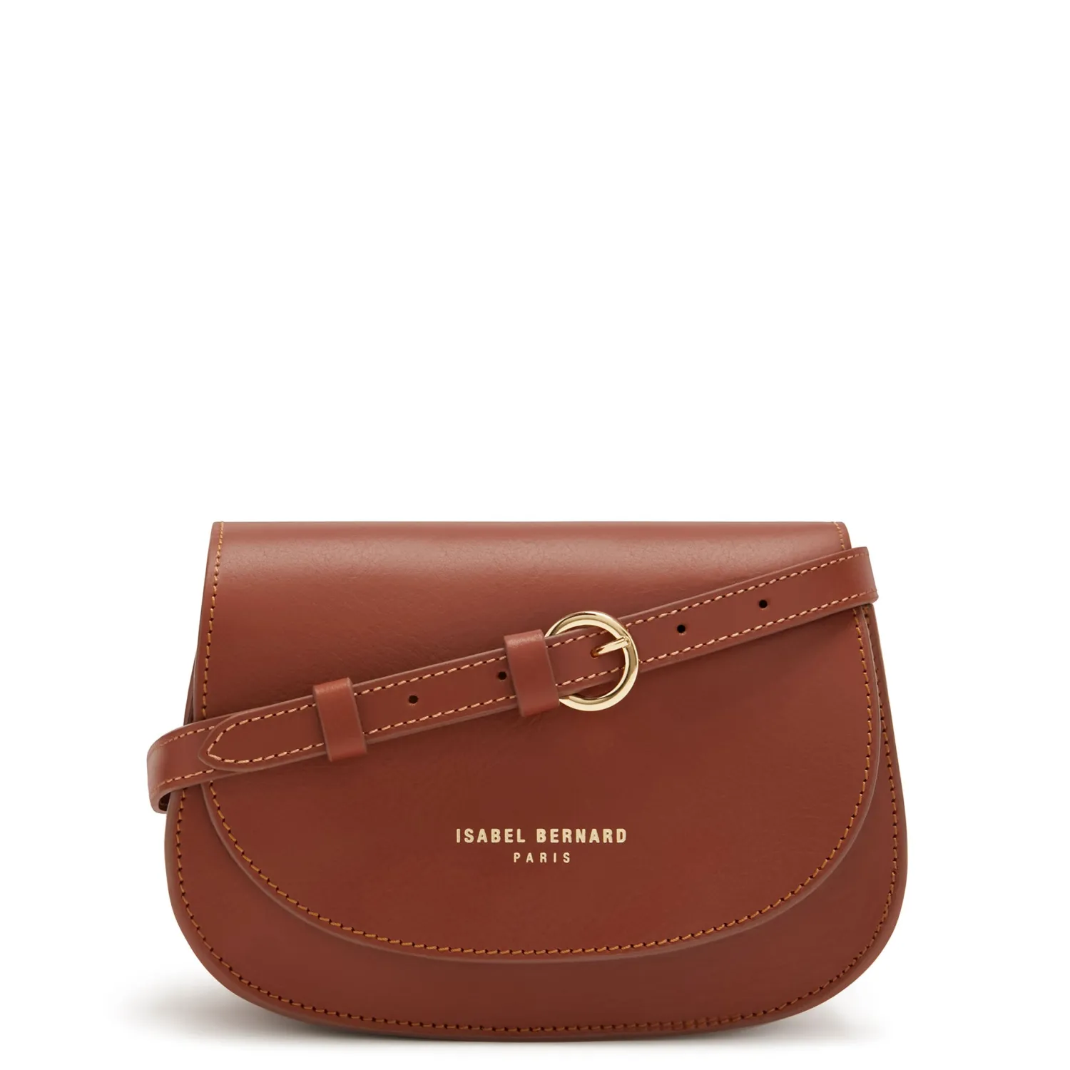 Store Montmartre Manon cognac leren crossbody tas van natuurleer Schoudertassen | Crossbody Tassen