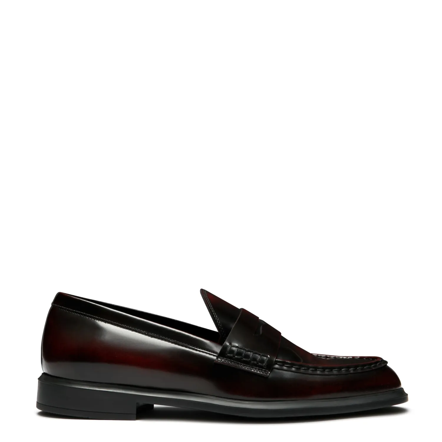 Store Vendôme Blandine bordeaux loafers van spazzolato leer Loafers