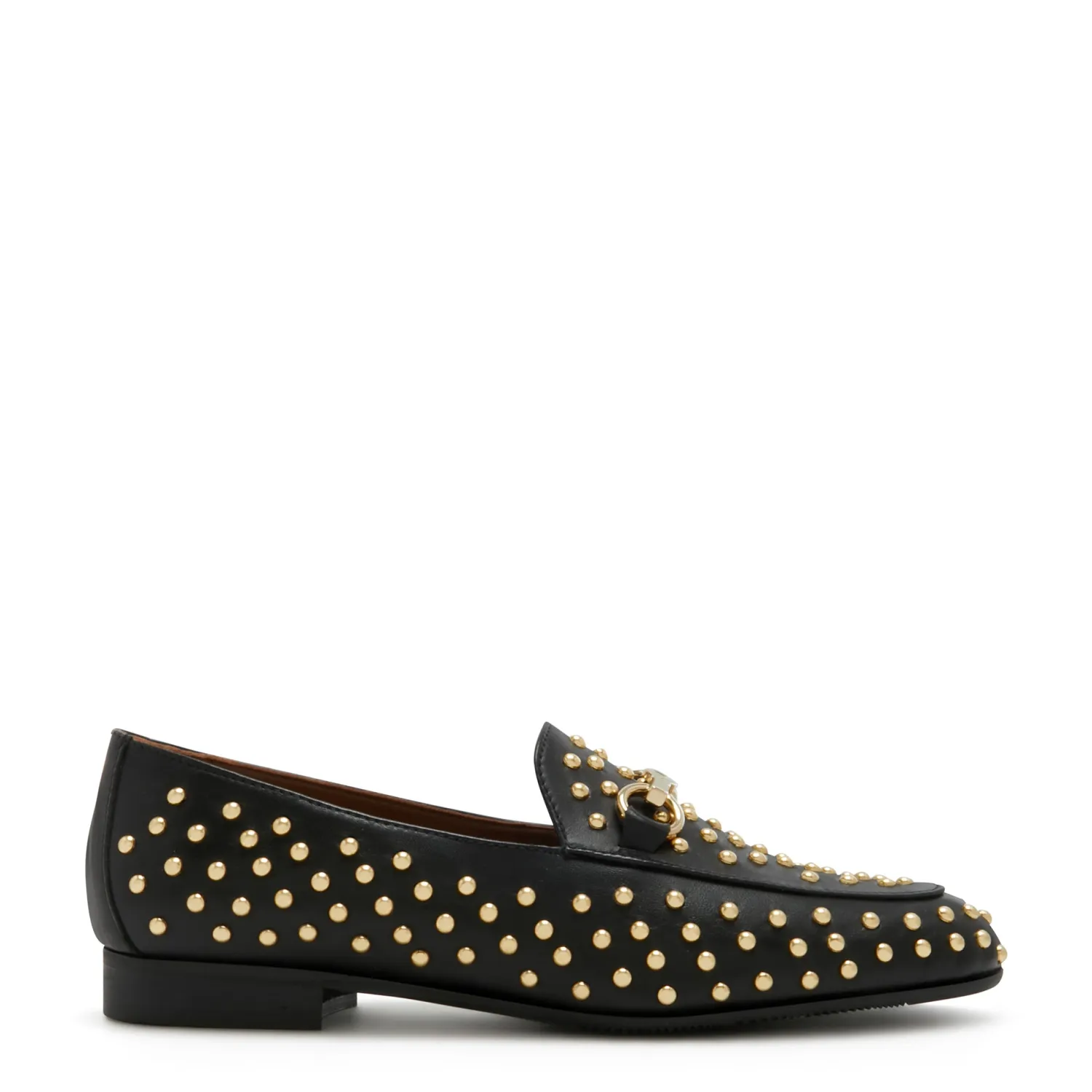 Discount Vendôme Fleur zwarte kalfsleren loafers met studs Loafers