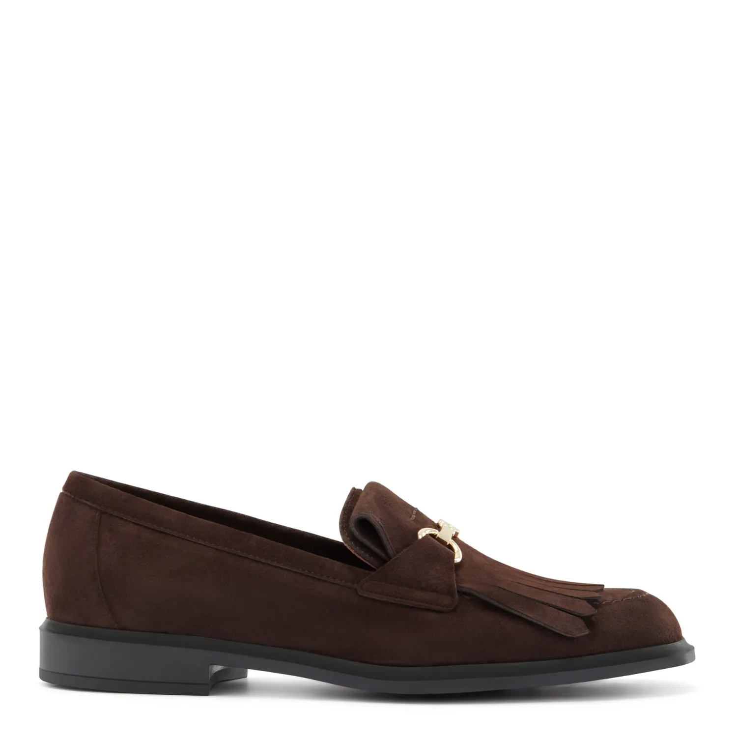 Best Vendôme Lave bruine suède loafers van kalfsleer Loafers