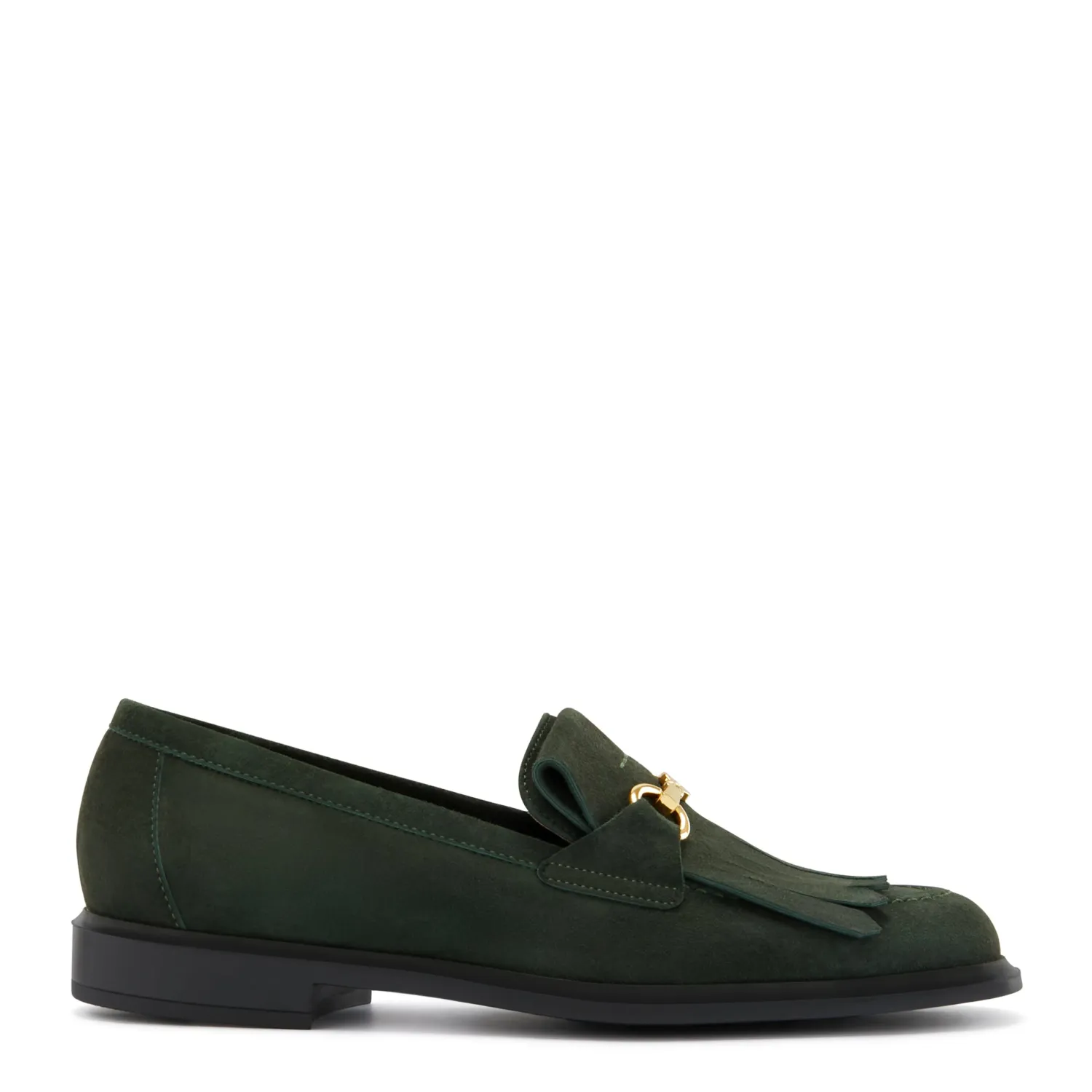 New Vendôme Lave donkergroene suède loafers Loafers