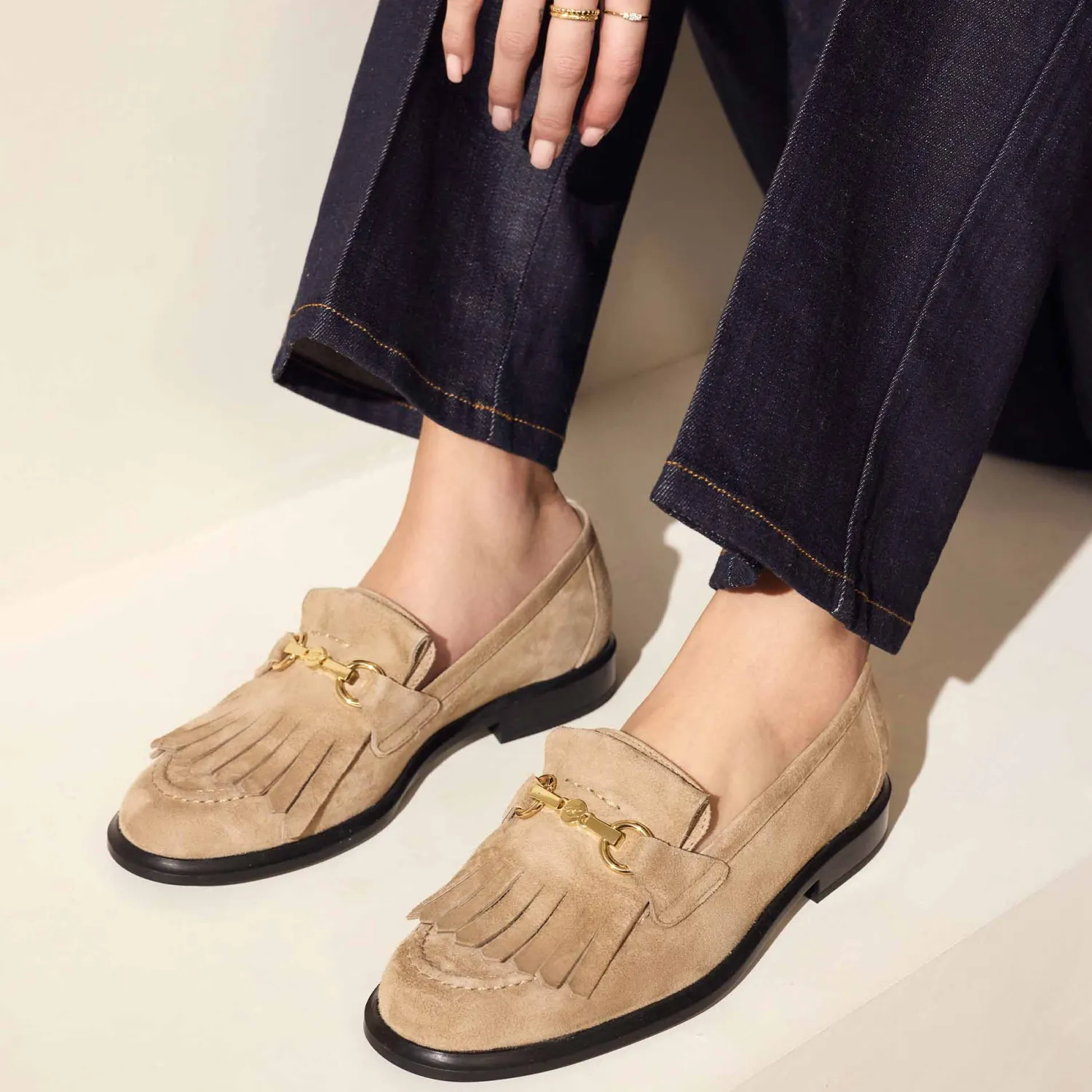 Online Vendôme Lave taupe suède loafers Loafers